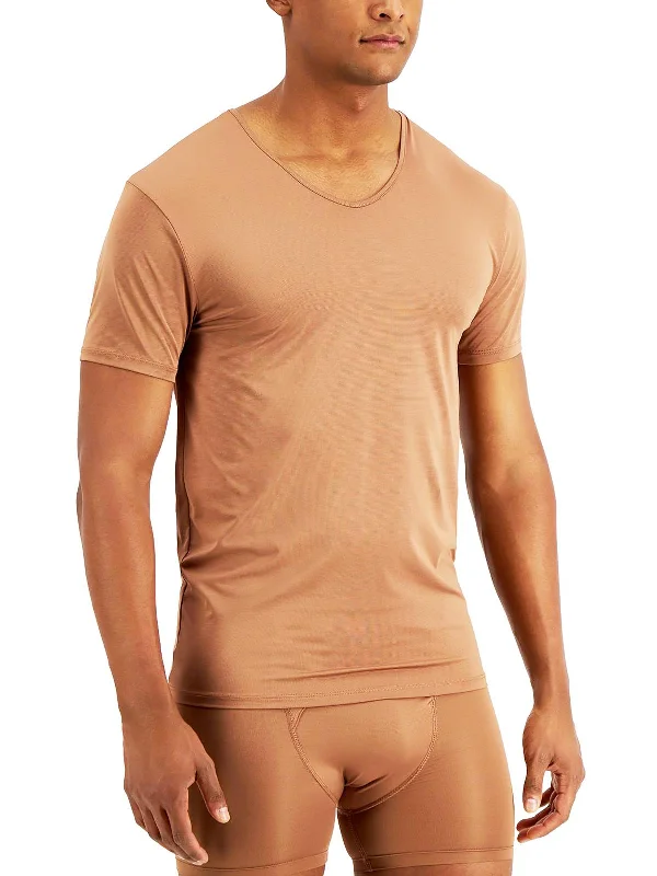 Mens Mesh V-Neck T-Shirt