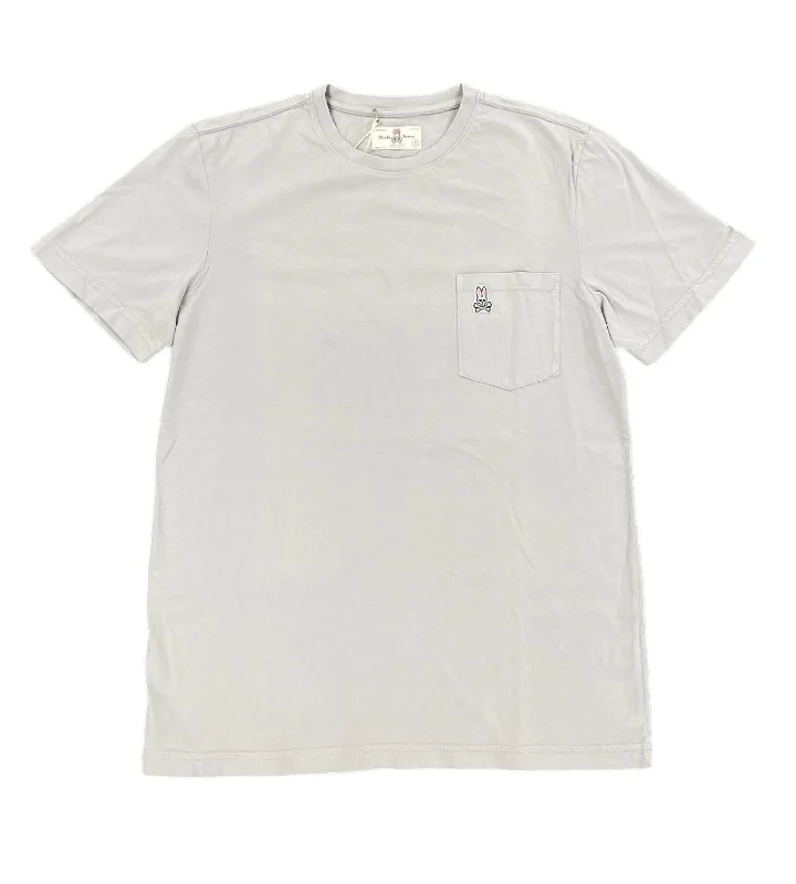 Men's Short Sleeve Pocket Tee In Alloy