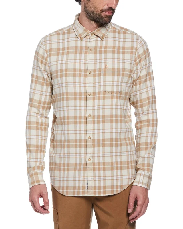 Original Penguin EcoVero Plaid Flannel Shirt