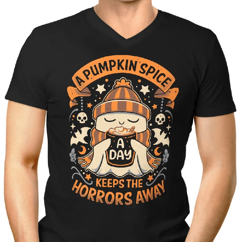 Daily Pumpkin Spice - Men's V-Neck