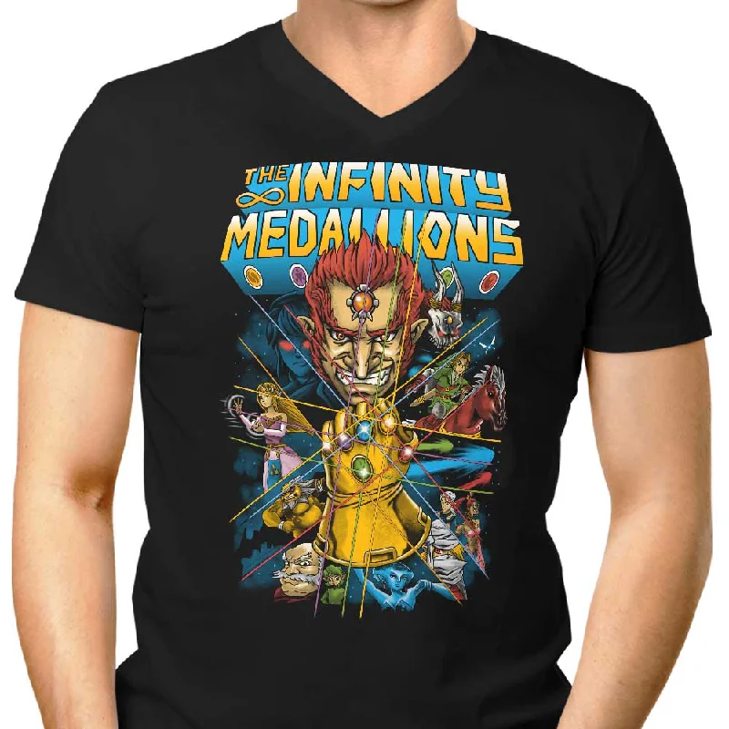 Infinity Medallions - Men's V-Neck