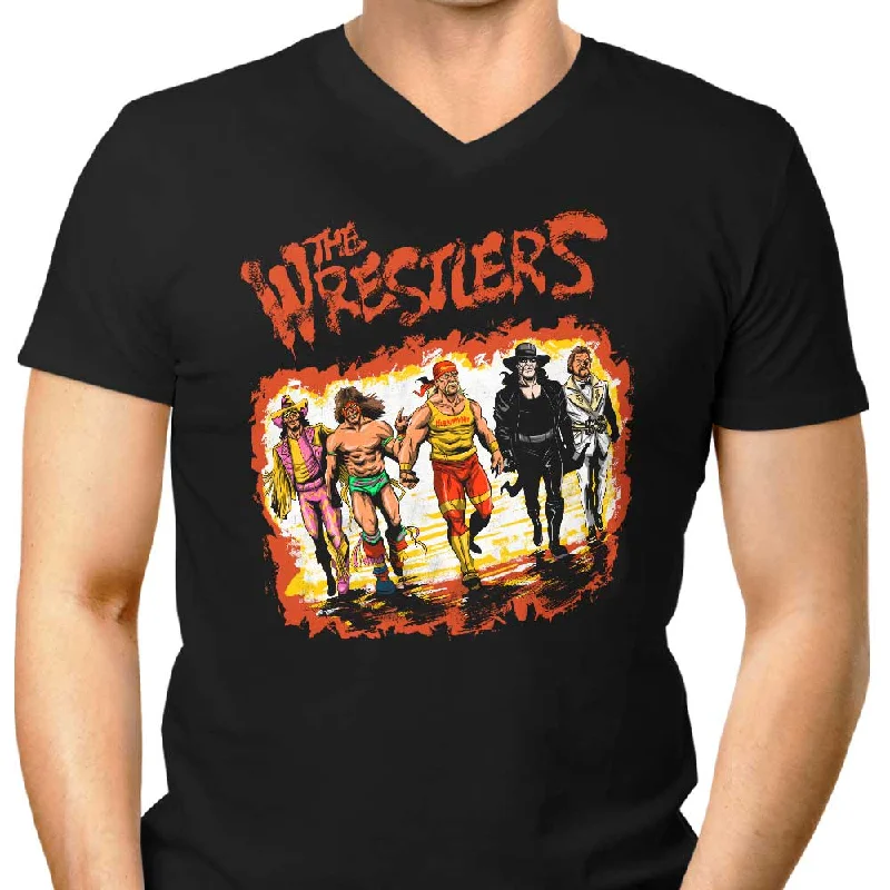 The Wrestlers - Men's V-Neck